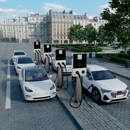 Bornes de recharges pour véhicules électriques  AC commercial  Série LXB-7-44KW