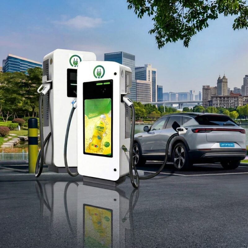 Bornes de recharges rapides pour véhicules électriques  DC commercial All in one 120- 240 KW