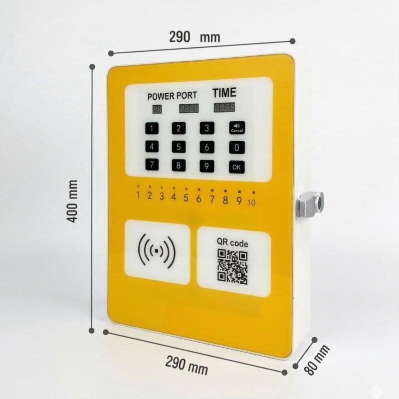 Station de Recharge Intelligente pour Vélos Électriques 2-10 Voies